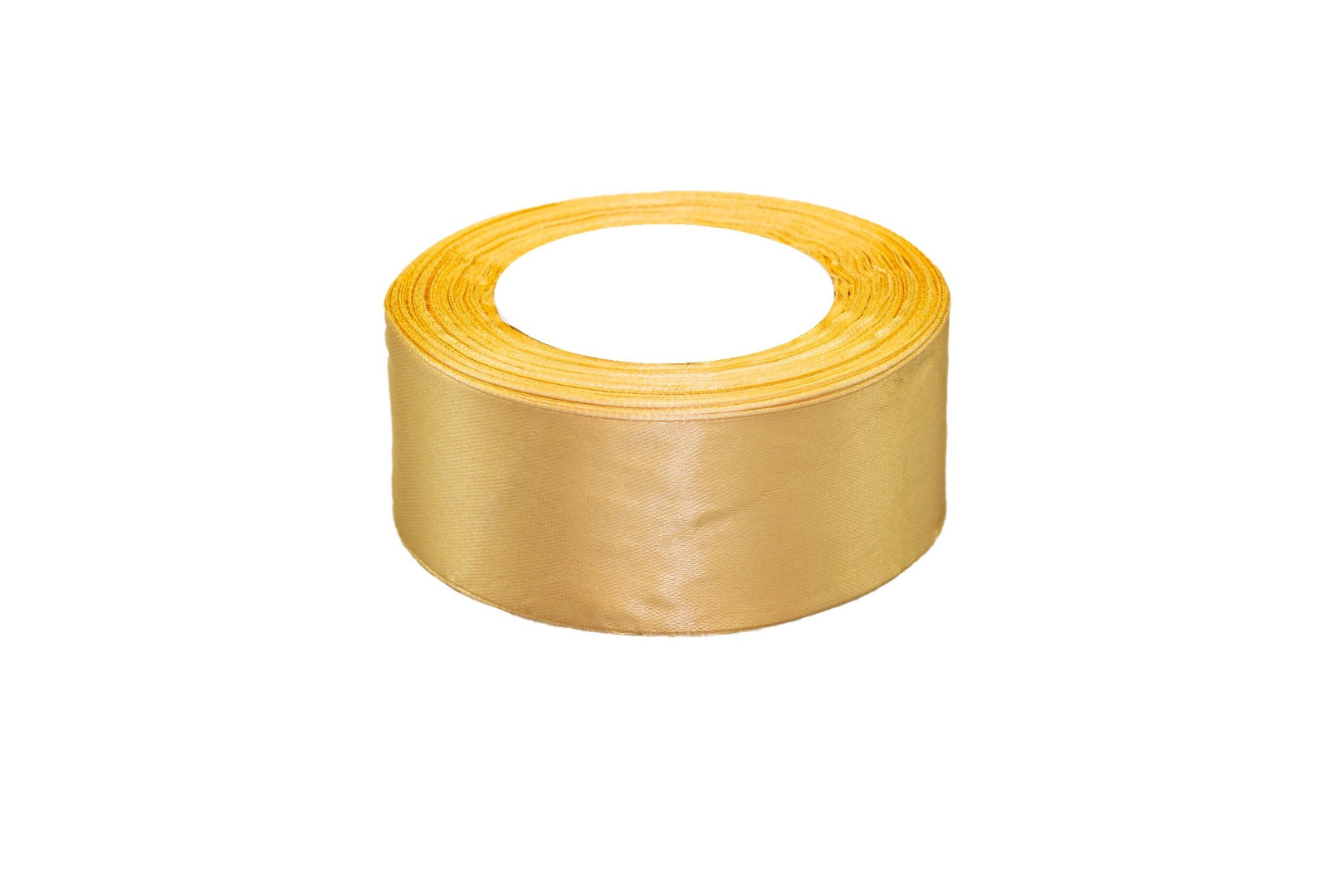 Wstążka satynowa 50mmx32m złota WS50-87 Brewis